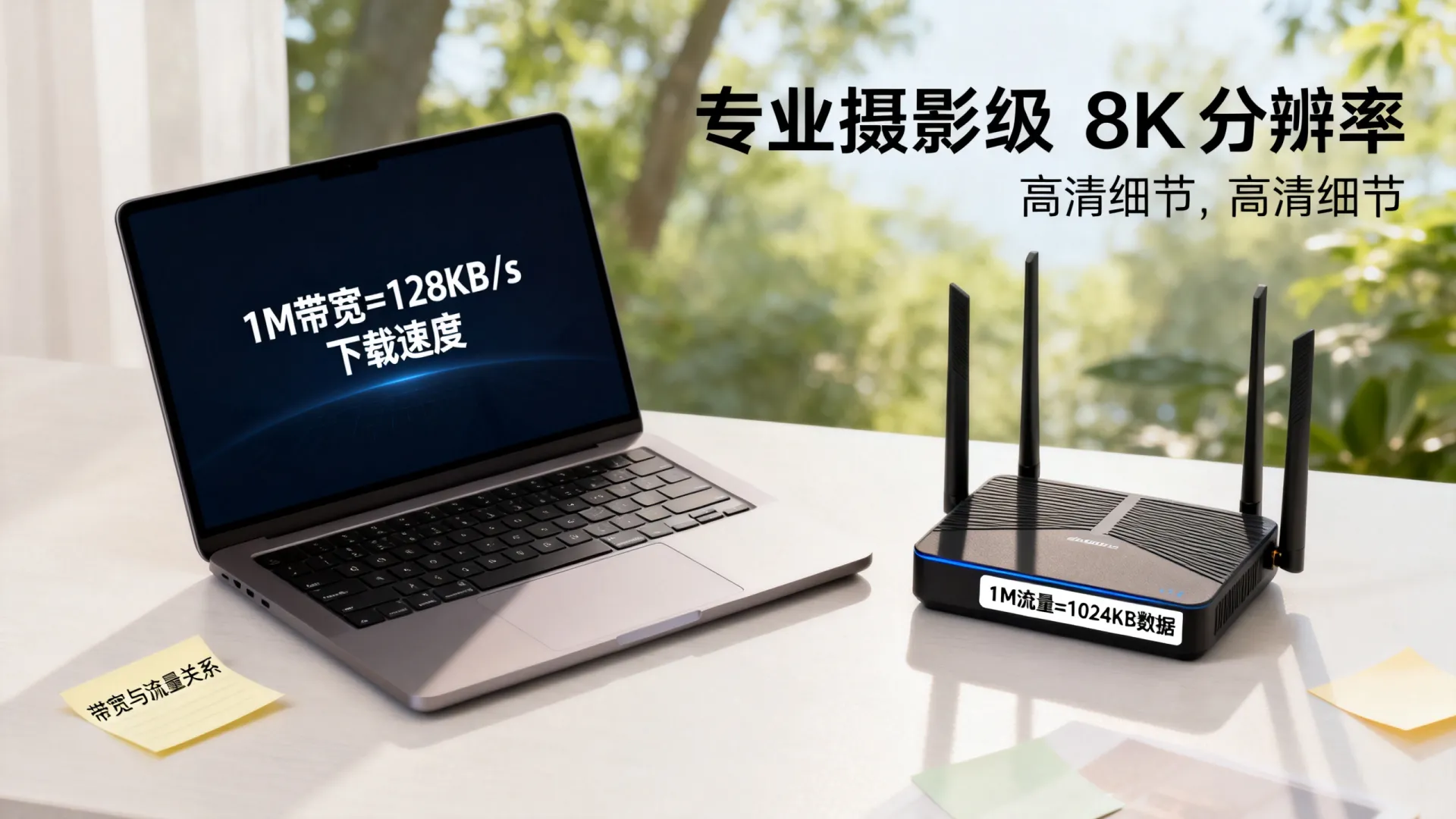 带宽1M等于多少流量?一次讲清楚 带宽1M等于多少流量