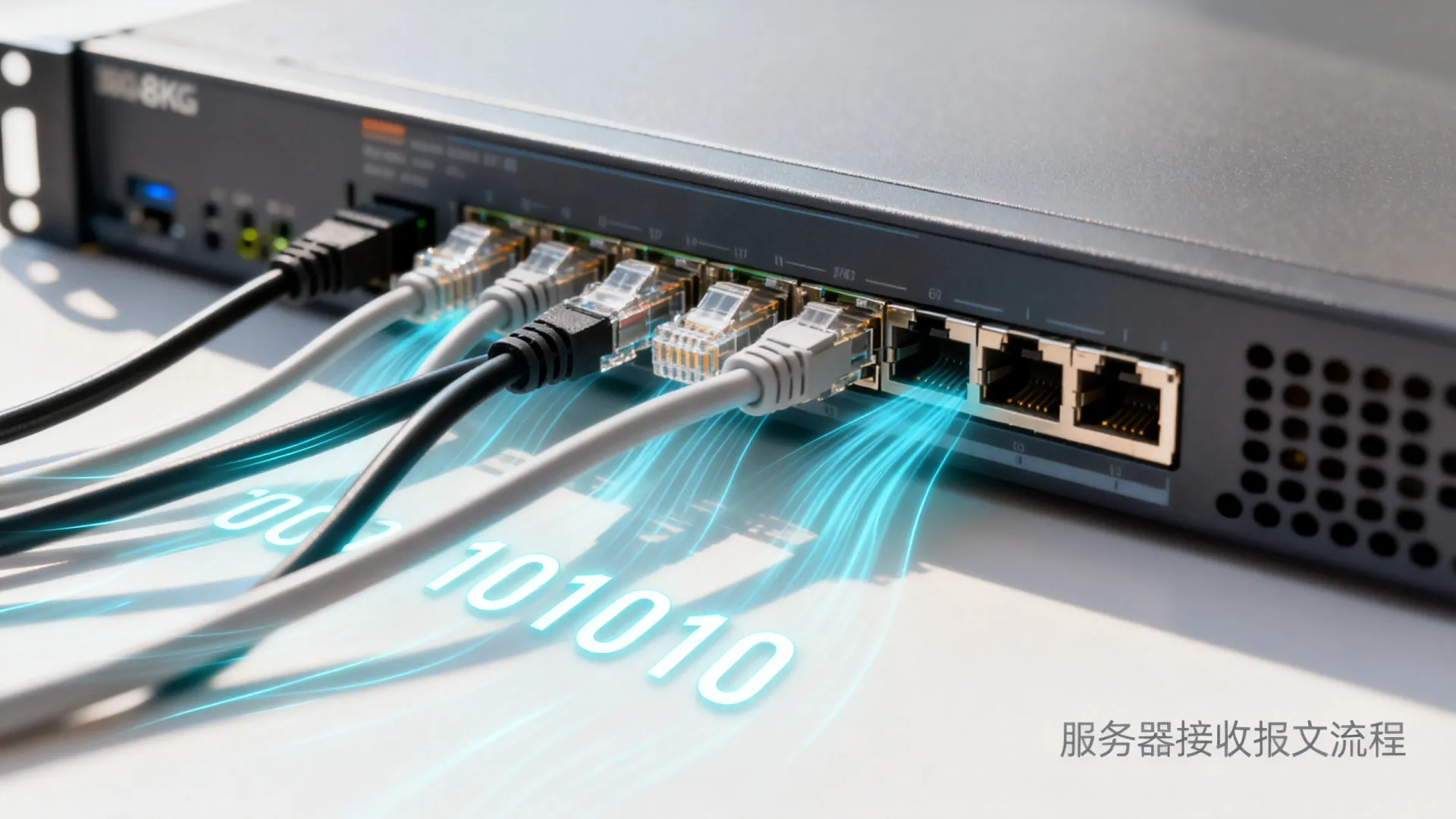 服务器接收报文