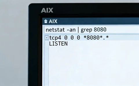 aix查看占用端口的进程，aix如何查看端口占用情况？