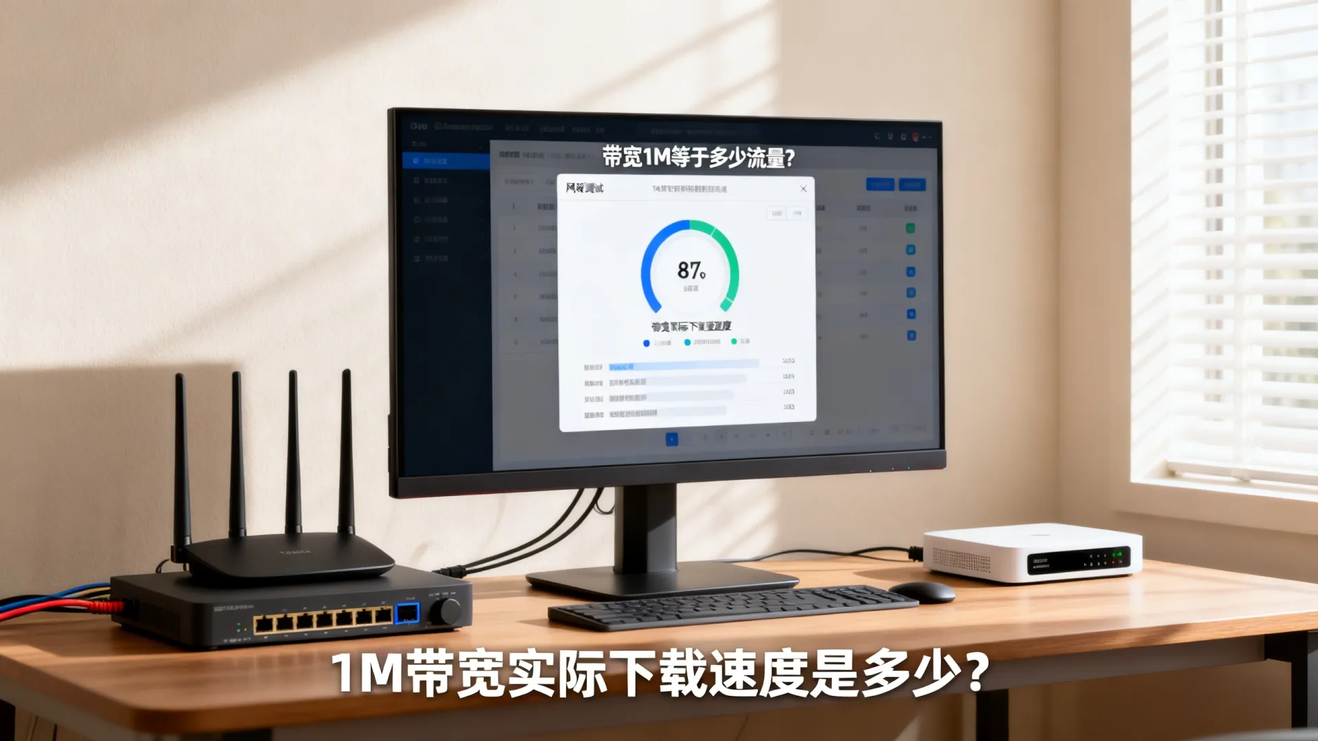 带宽1M等于多少流量?一次讲清楚 带宽1M等于多少流量