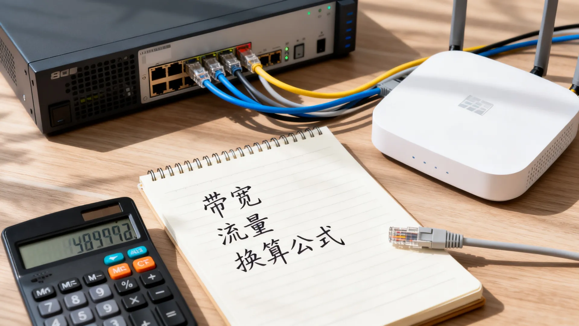 服务器带宽流量换算,3分钟学会 服务器带宽流量换算