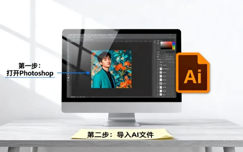 ai中图怎么导入ps？AI文件导入Photoshop详细步骤教程