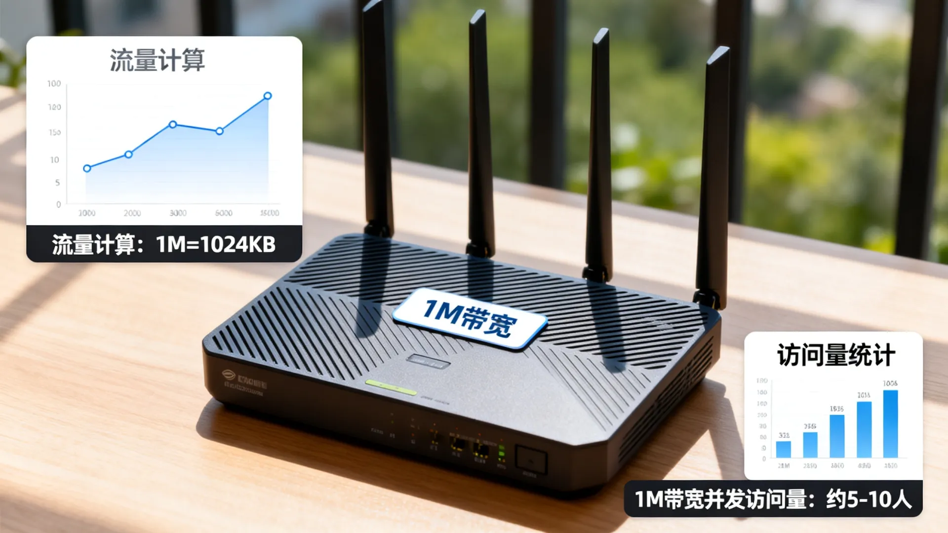 带宽1M等于多少流量?一次讲清楚 带宽1M等于多少流量