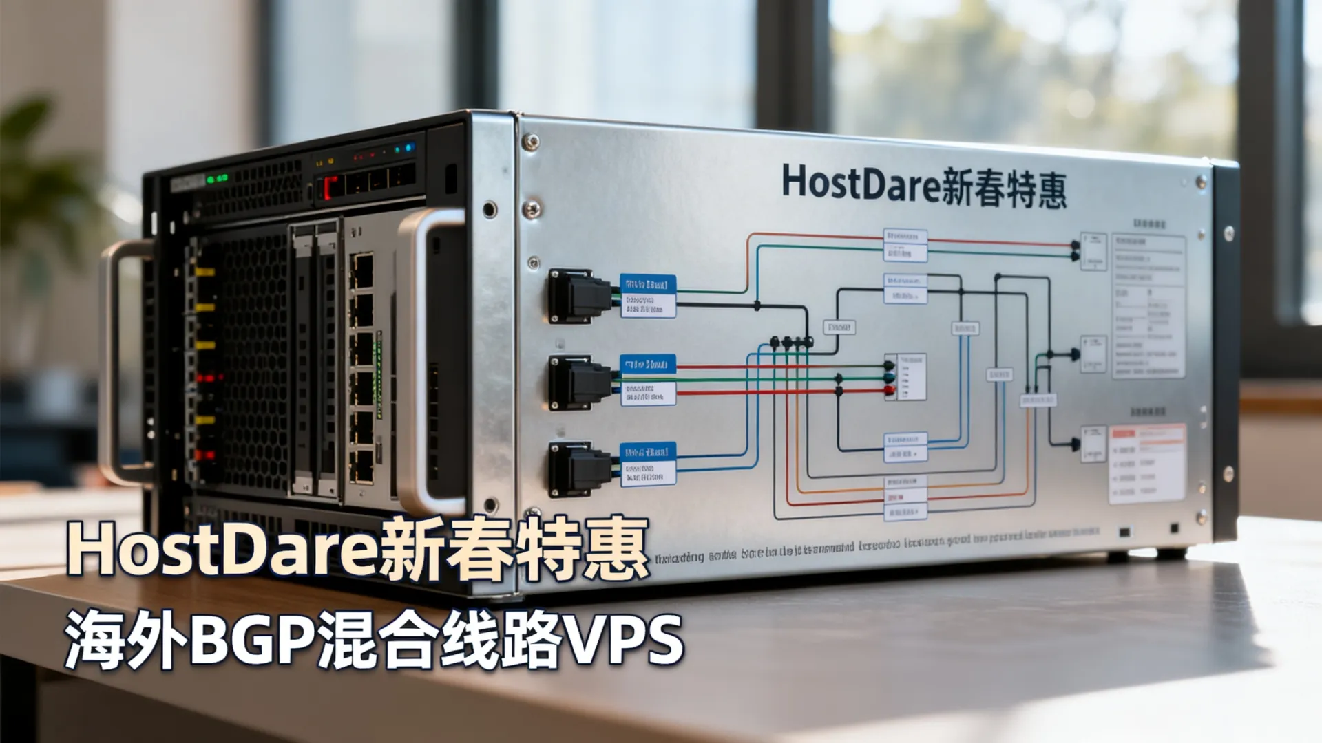 新春特惠 海外BGP混合线路 HostDare - DDR5内存,流量无封顶,免费赠送 新春特惠 海外BGP混合线路 HostDare