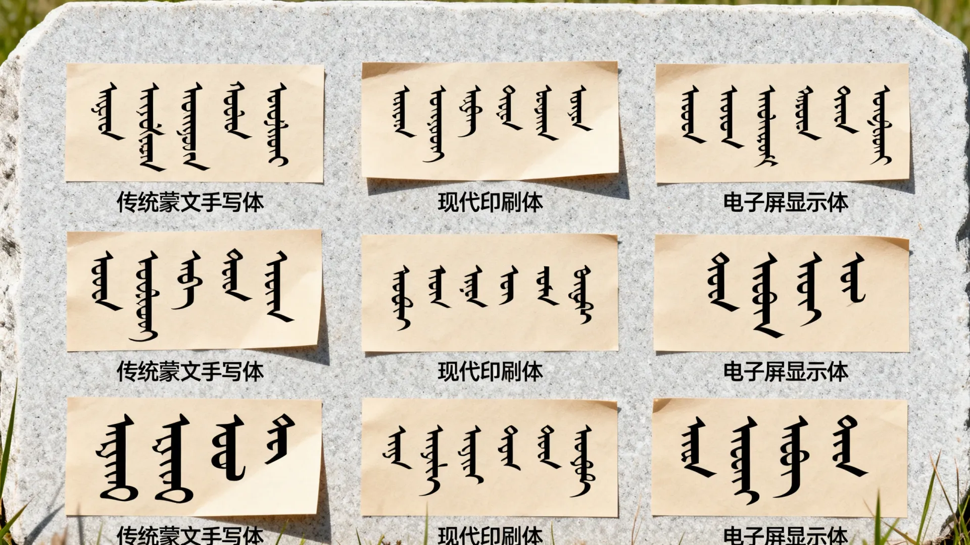 ai可以识别的蒙文字体 ai可以识别的蒙文字体