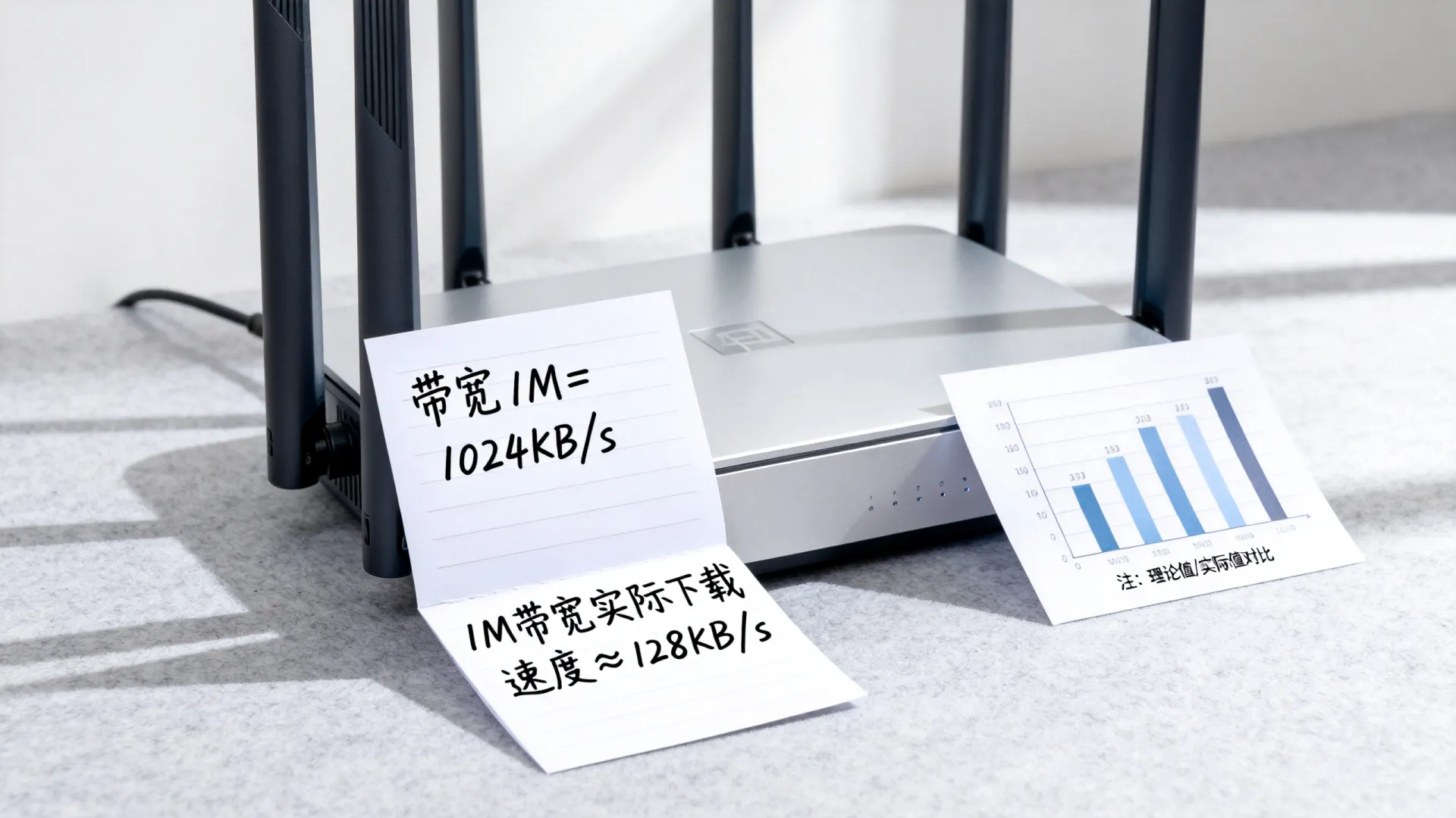 带宽1M等于多少流量?一次讲清楚 带宽1M等于多少流量