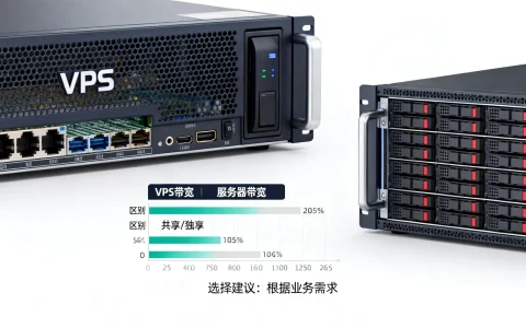 VPS带宽和服务器带宽区别？服务器带宽怎么选才合适