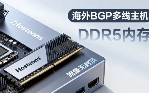 海外BGP多线主机怎么样？Hosteons DDR5内存流量无封顶