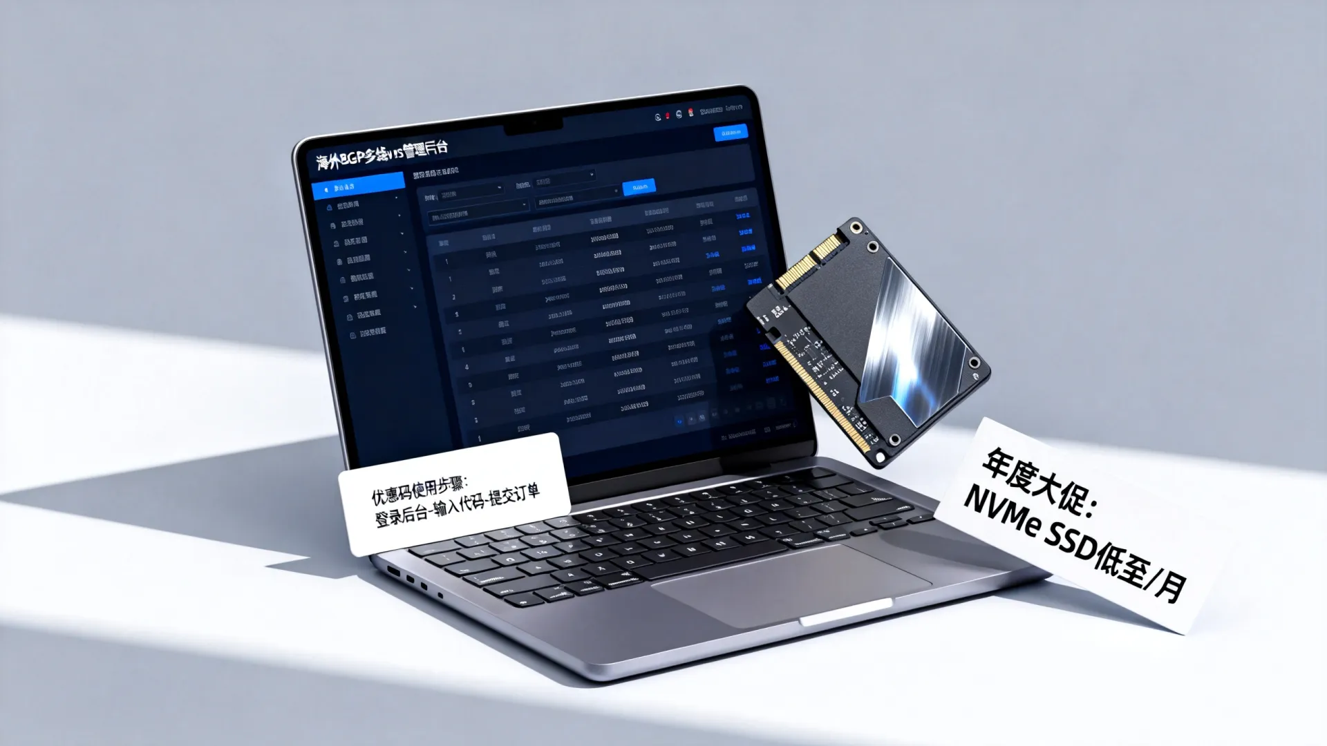 年度大促 海外BGP多线 vps优惠码 - NVMe SSD,流量用不完,低至 年度大促 海外BGP多线 vps优惠码
