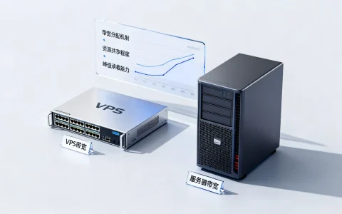 VPS带宽和服务器带宽区别？VPS带宽和独立服务器带宽有什么不同