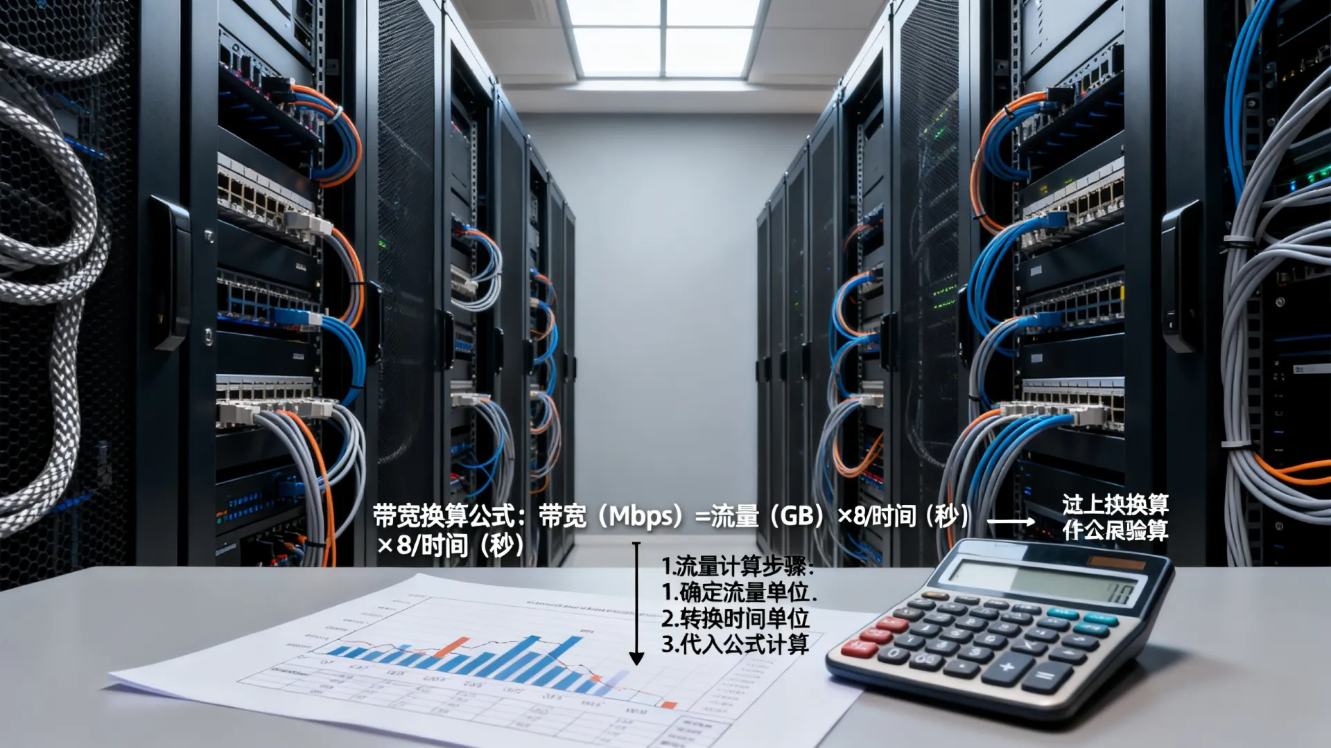 服务器带宽流量换算