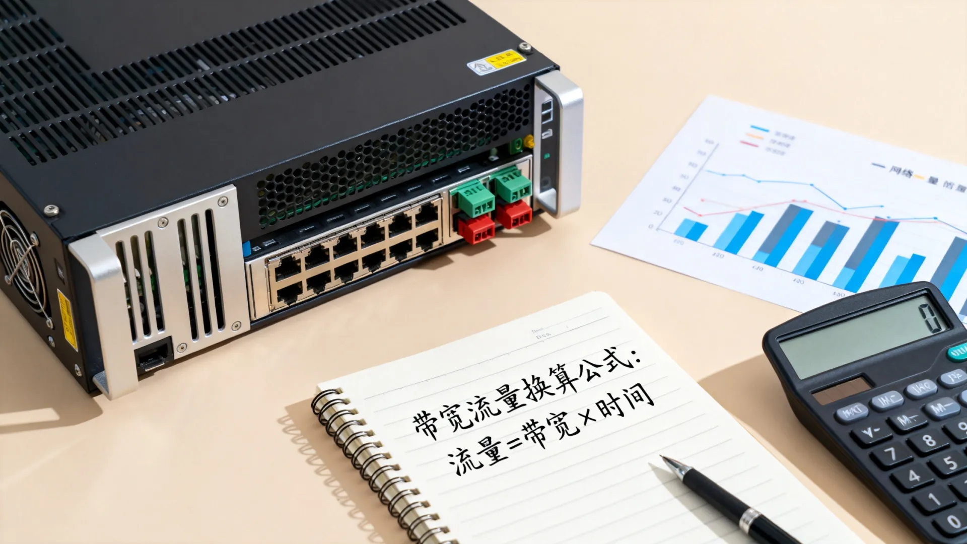 服务器带宽流量换算,3分钟学会 服务器带宽流量换算