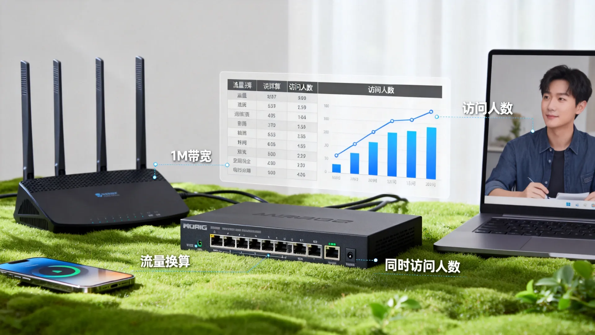 带宽1M等于多少流量