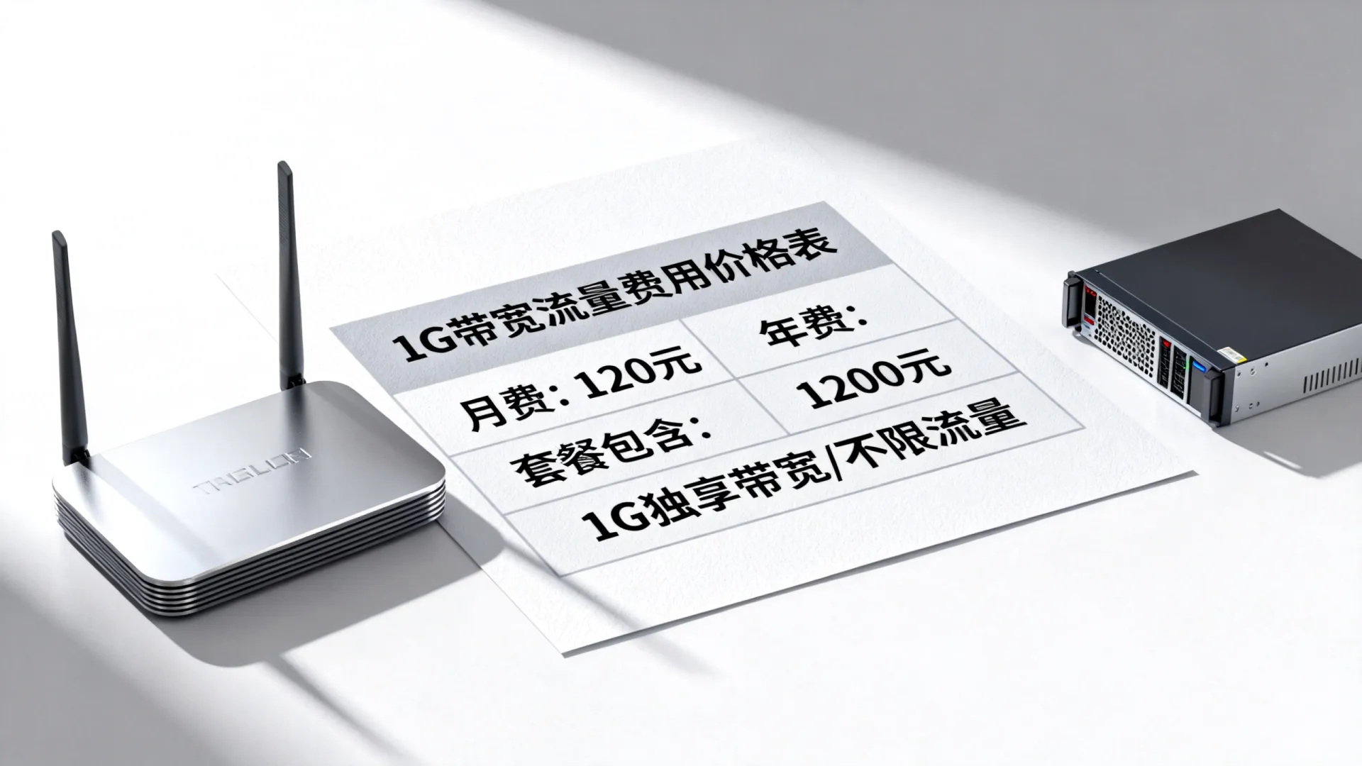 带宽1G流量大概多少钱