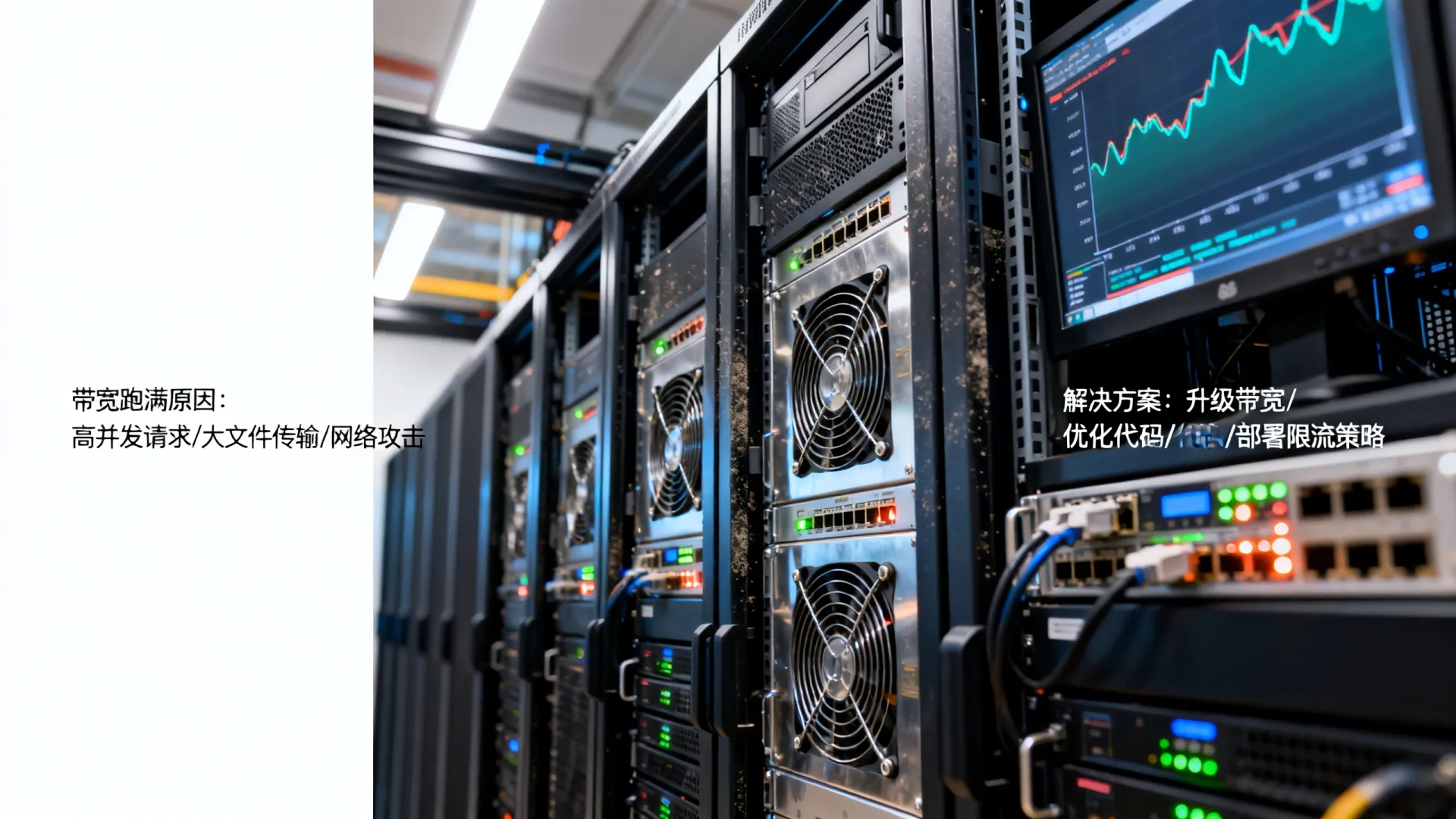 服务器带宽跑满了怎么办? 服务器带宽跑满了怎么办