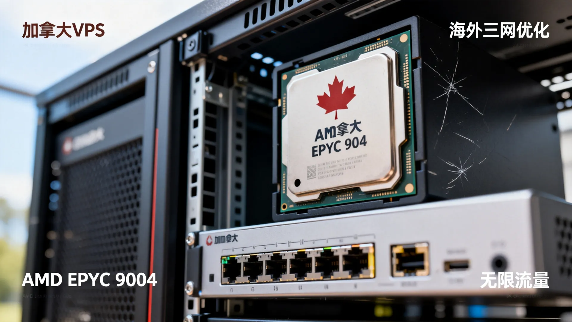 海外三网优化 加拿大vps - AMD EPYC 9004,无限流量,仅需 海外三网优化 加拿大vps