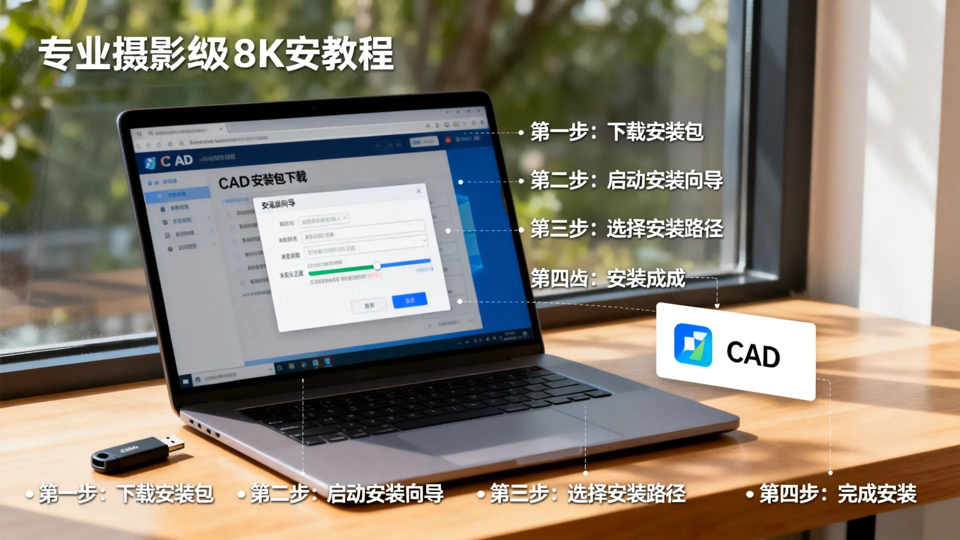 cad怎么安装到电脑教程图纸上 cad怎么安装到电脑教程图纸上