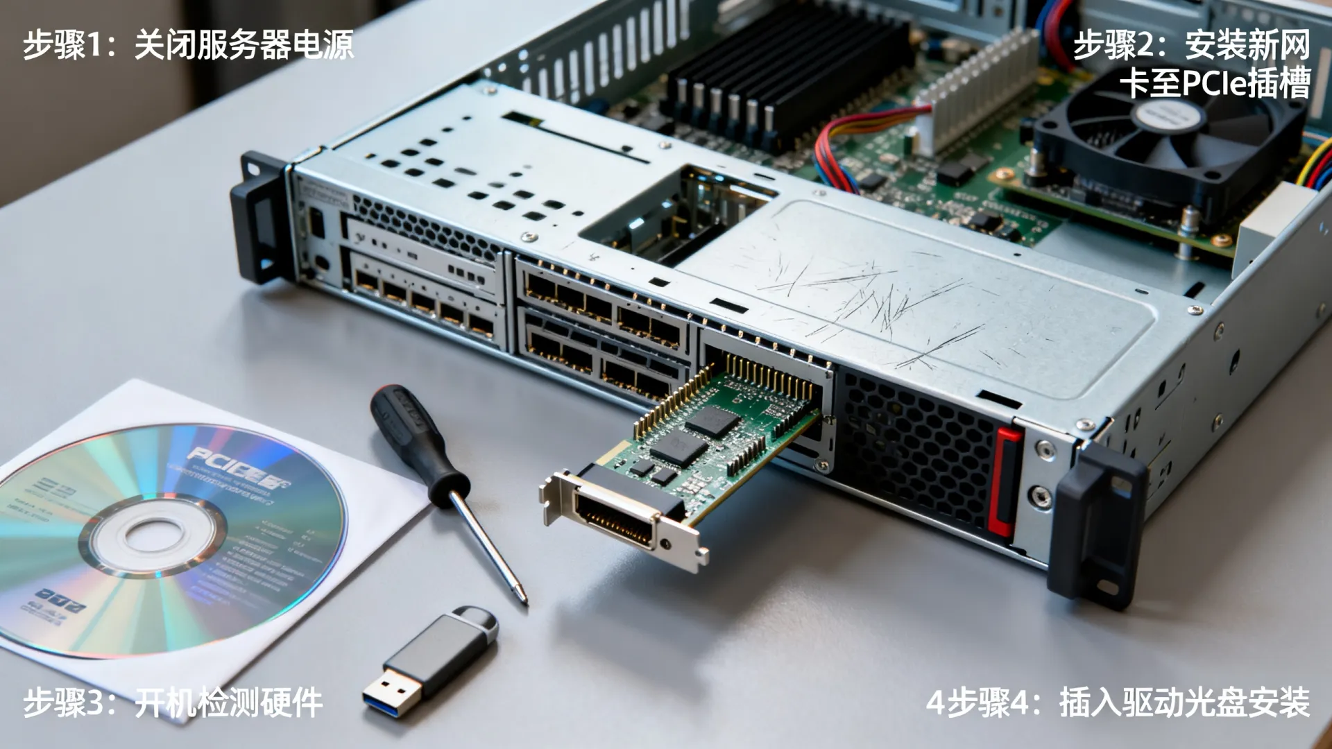 服务器换网卡后没法识别 服务器换网卡后没法识别