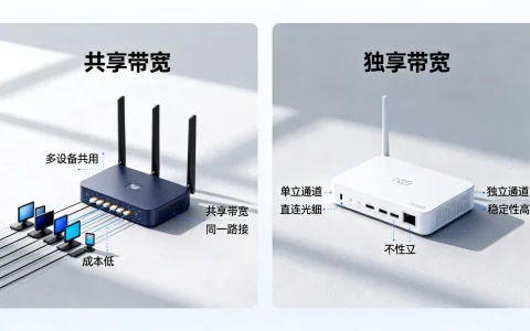 共享带宽和独享带宽哪个好？如何选择更划算？