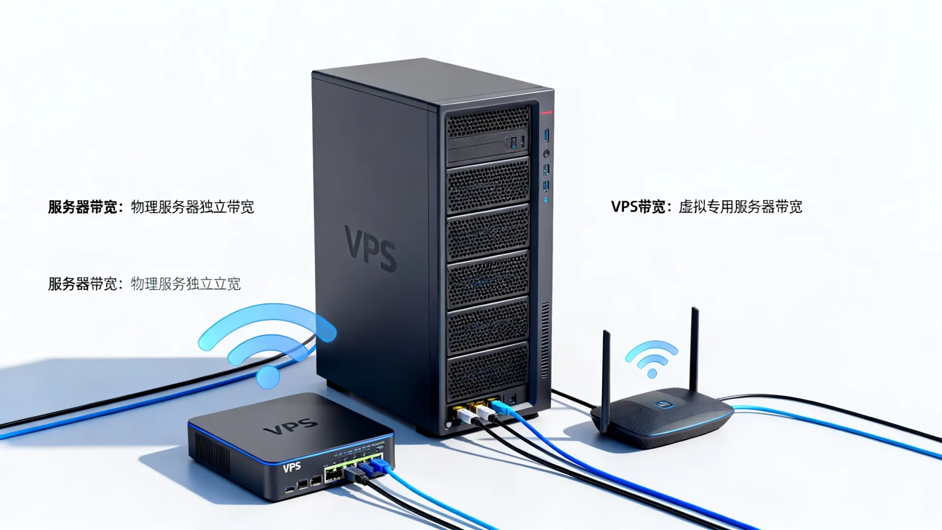 VPS带宽和服务器带宽区别?一篇讲清楚 VPS带宽和服务器带宽区别
