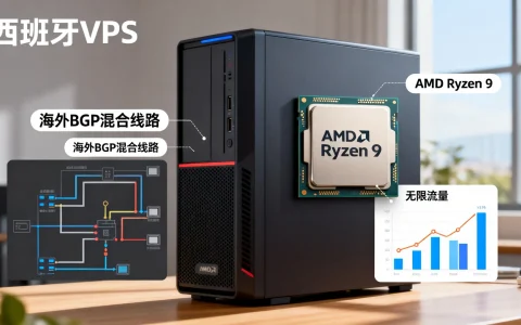 西班牙VPS怎么样，海外BGP混合线路 AMD Ryzen 9无限流量