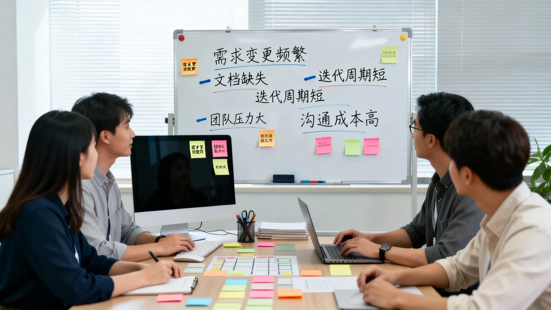 敏捷开发 缺点