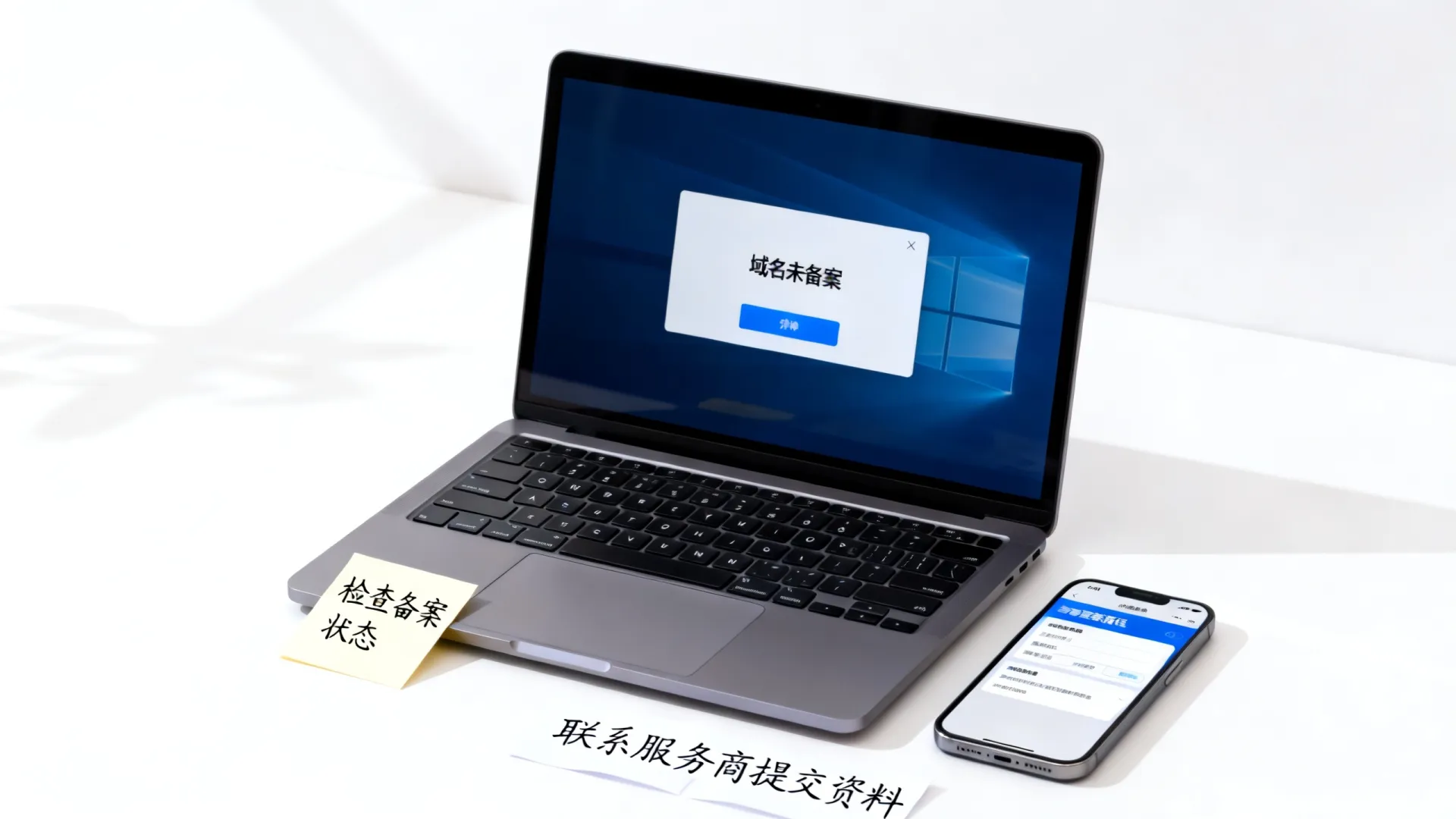 服务器提示域名未备案