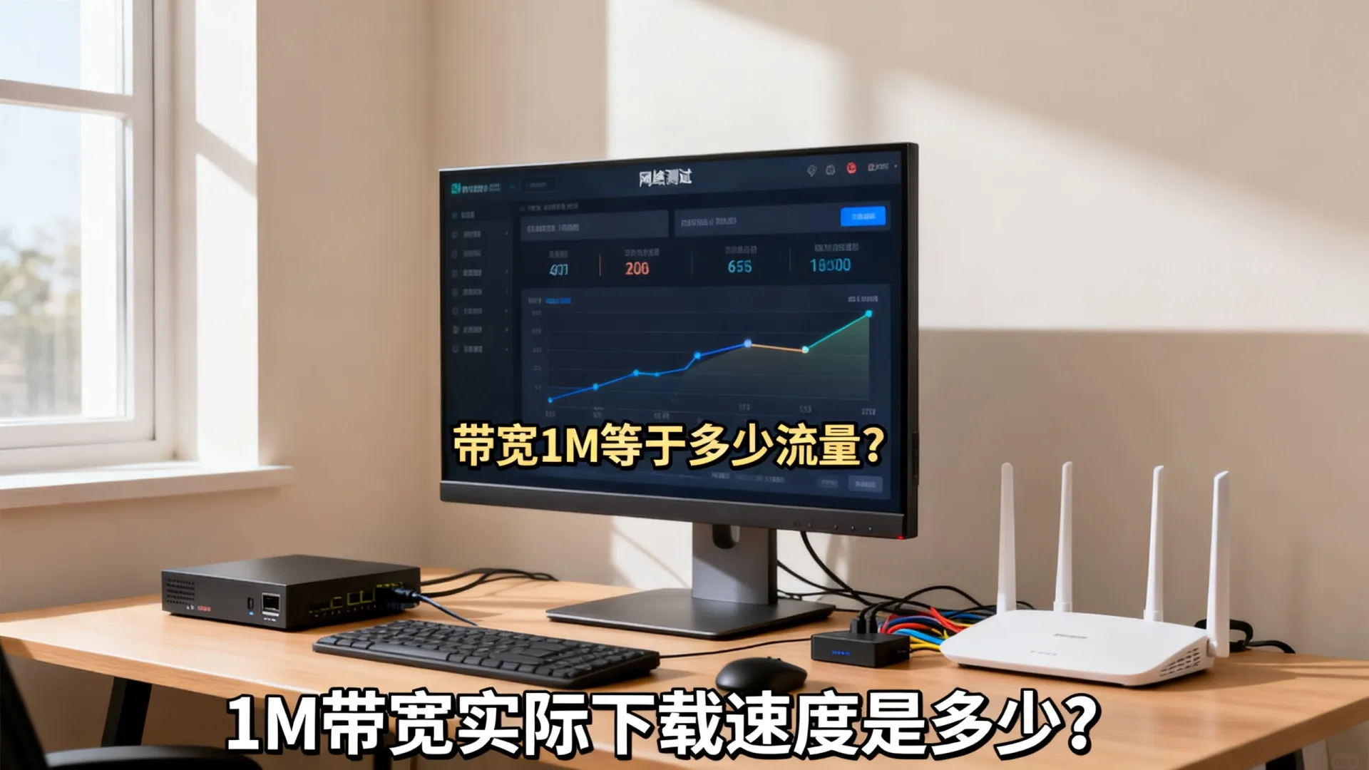 带宽1M等于多少流量?一次讲清楚 带宽1M等于多少流量