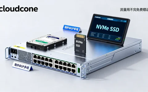 海外BGP多线cloudcone怎么样，NVMe SSD流量用不完免费赠送吗