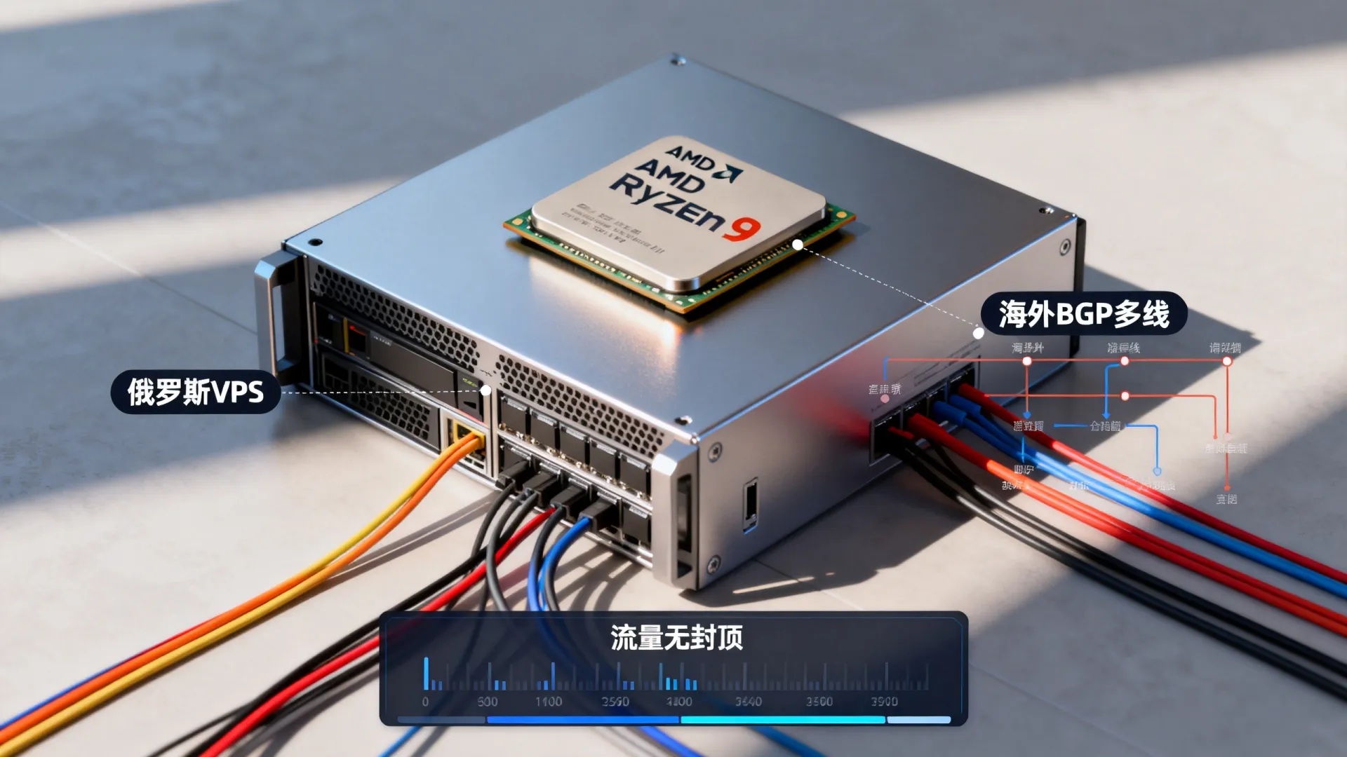 海外BGP多线 俄罗斯VPS - AMD Ryzen 9,流量无封顶,立减 海外BGP多线 俄罗斯VPS
