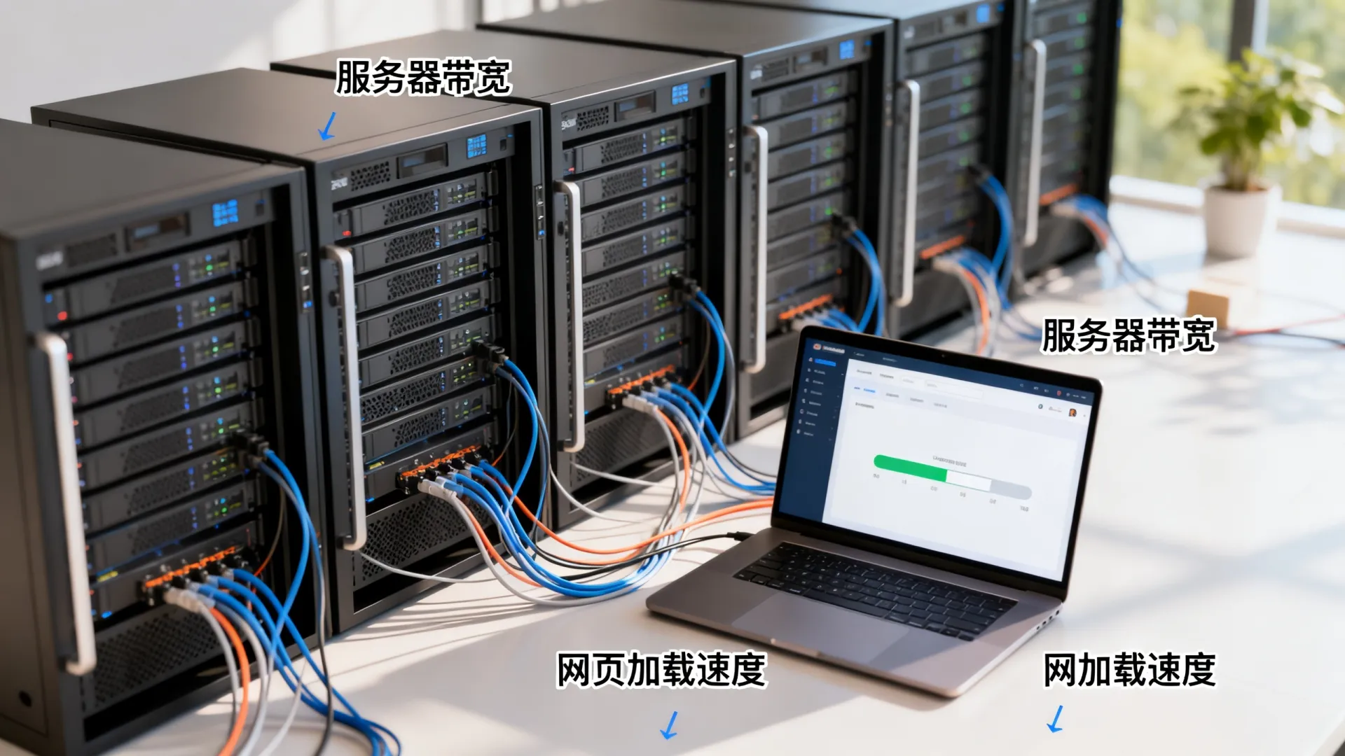 网站打开慢是服务器带宽不够吗