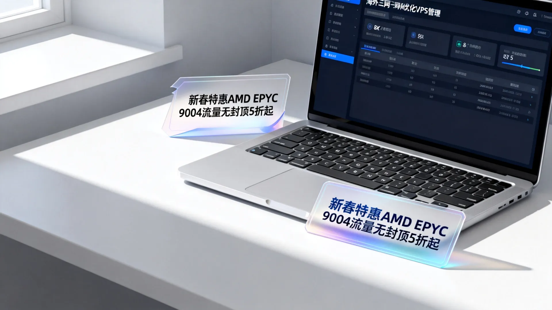 新春特惠 海外三网优化 vps优惠码 - AMD EPYC 9004,流量无封顶,5折起 新春特惠 海外三网优化 vps优惠码