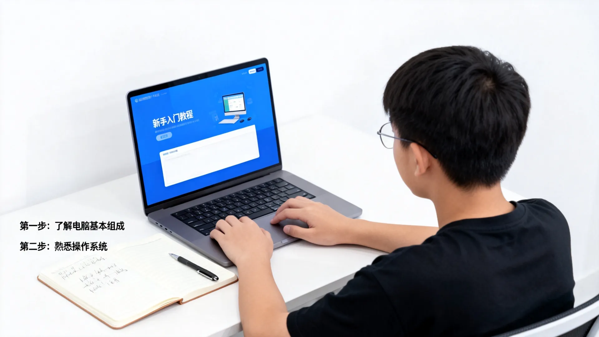 一点不懂电脑的怎么学 一点不懂电脑的怎么学