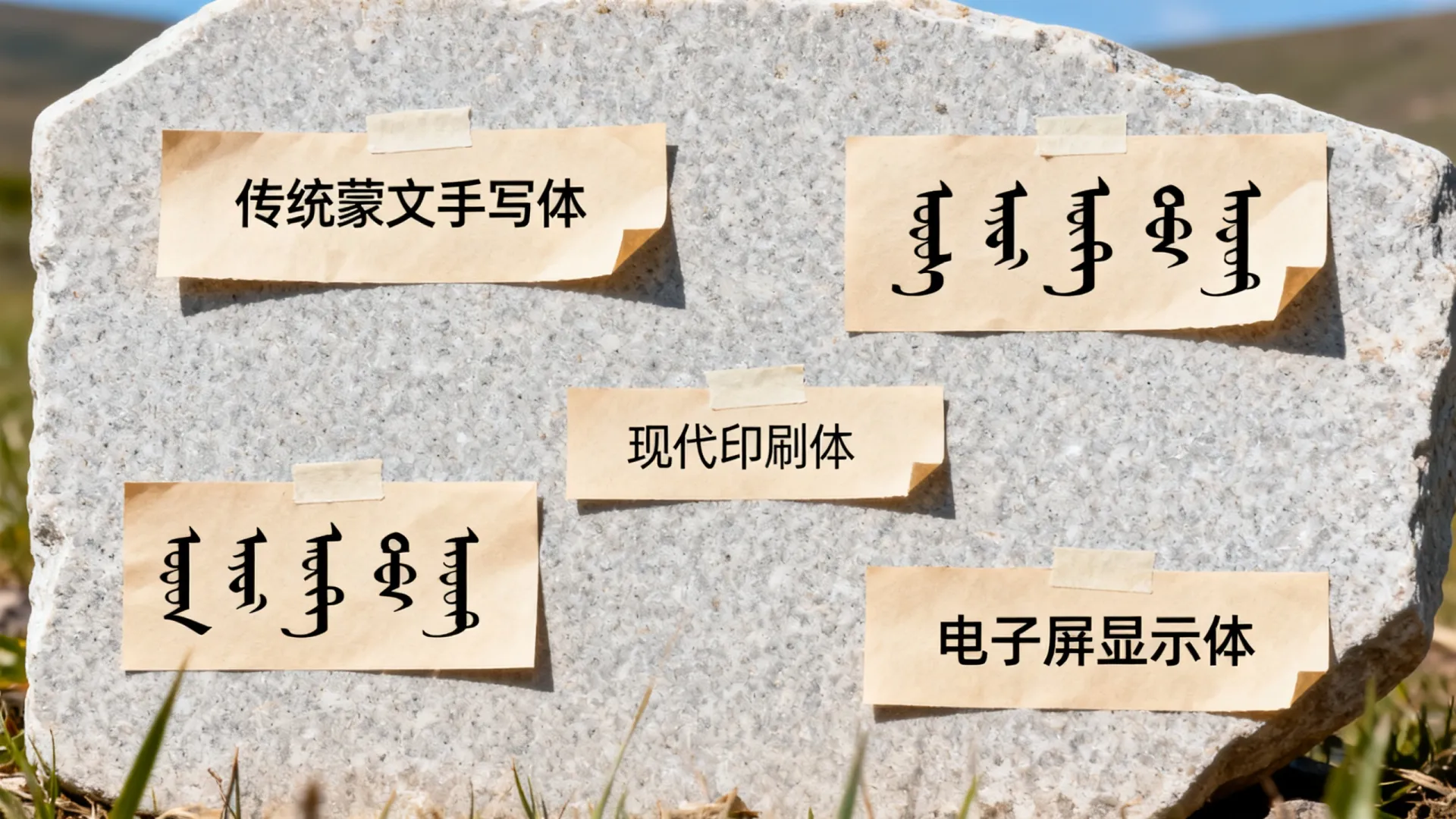 ai可以识别的蒙文字体 ai可以识别的蒙文字体