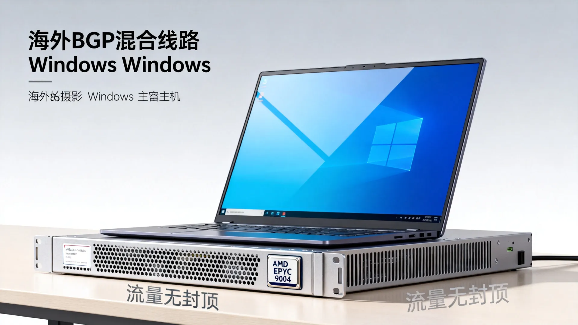 活动期间 海外BGP混合线路 windows主机 - AMD EPYC 9004,流量无封顶 活动期间 海外BGP混合线路 windows主机