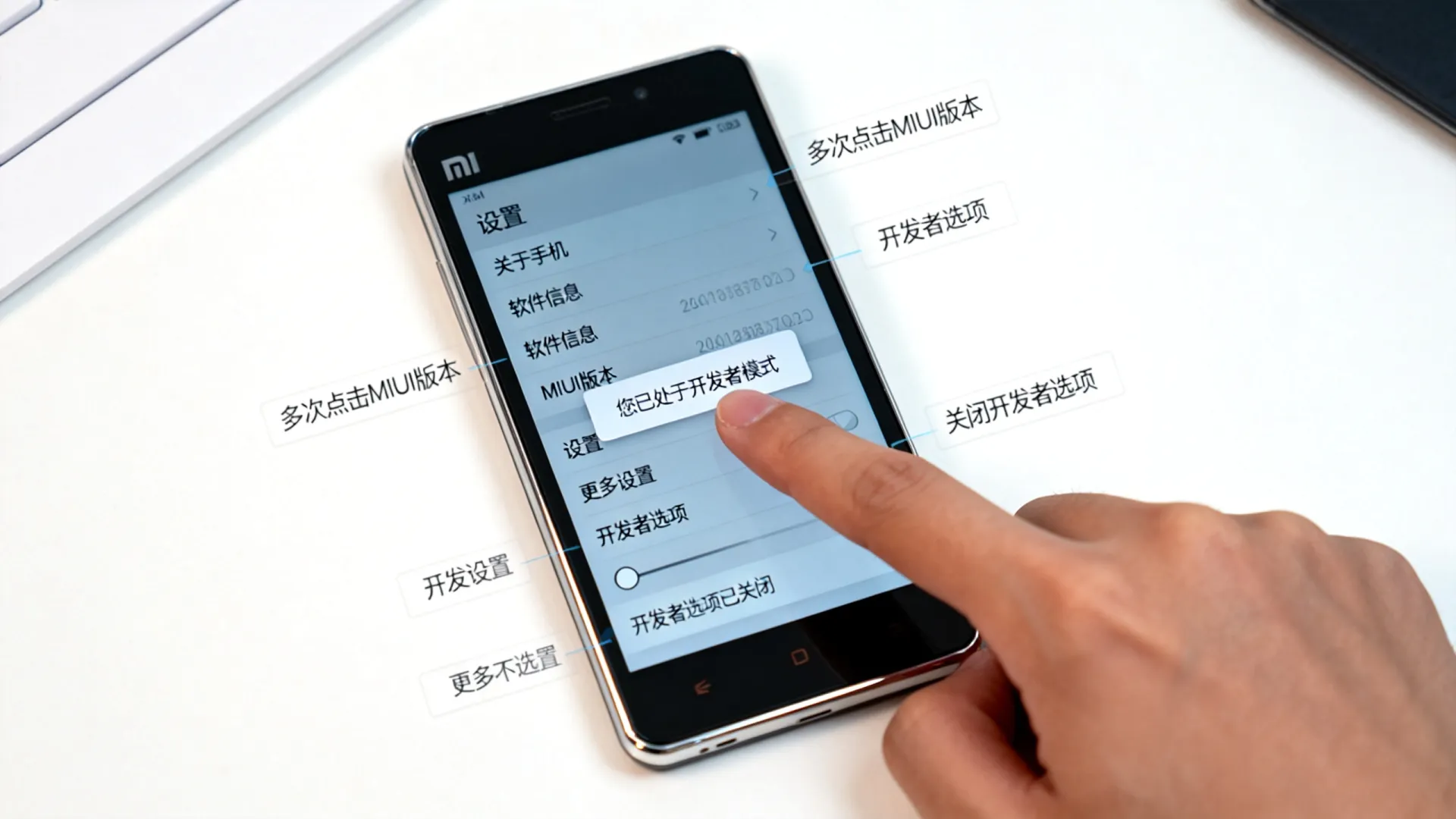 米3关闭开发者选项 米3关闭开发者选项