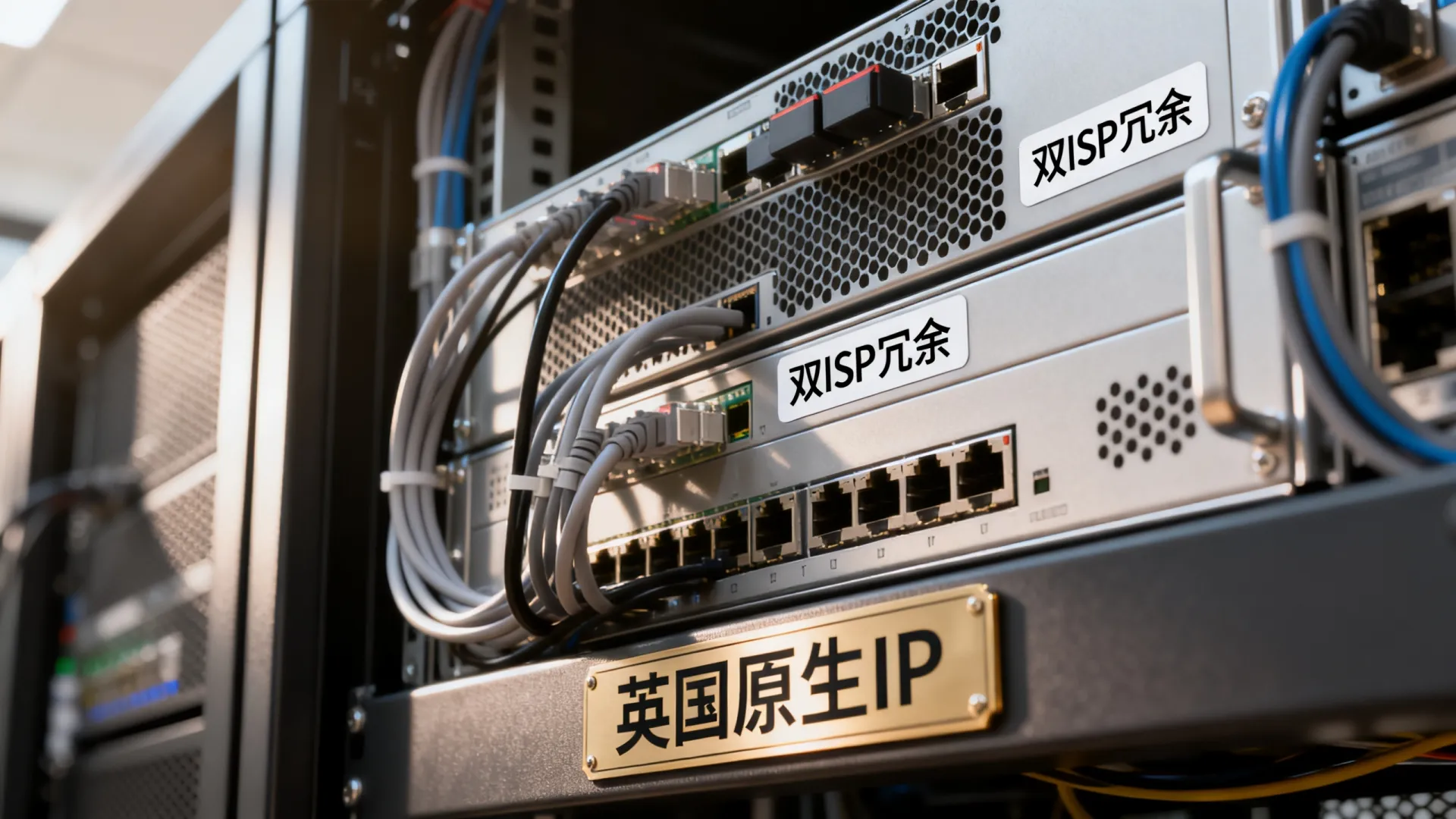 英国机房双ISP 英国原生ip - Intel Xeon,不限制流量 英国机房双ISP 英国原生ip